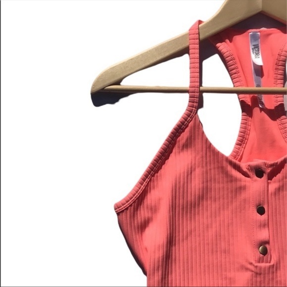 Victoria's Secret Sport Ribbed Henley Style Bodysuit - Picture 5 of 16